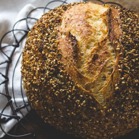dukkah sourdough | The Clever Carrot
