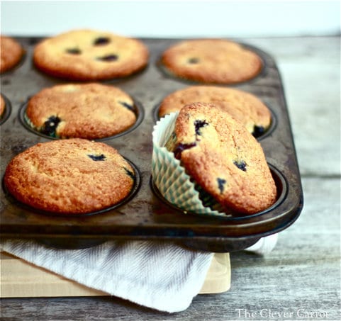 Blueberry Cornmeal Muffins