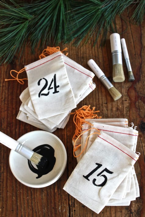 Homemade Advent Calendar / The Clever Carrot