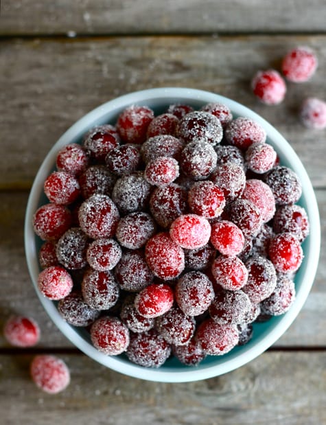 how to make sugar covered cranberries