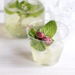 fresh cranberry yogurt drink | theclevercarrot.com