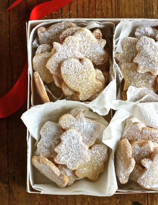 Santa's Shortbread Cookies | The Clever Carrot