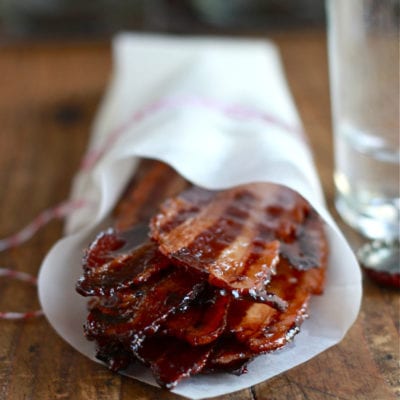 maple-candied bacon
