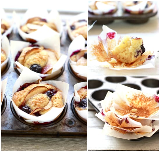 blueberry apple cupcakes | The Clever Carrot