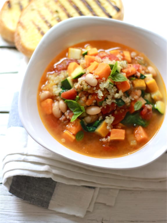 late summer minestrone | The Clever Carrot