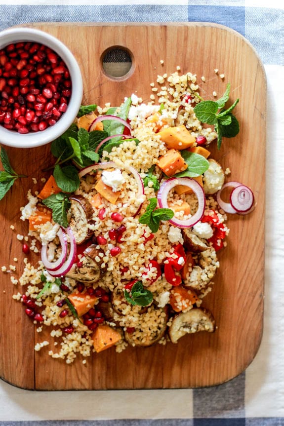 cracked wheat harvest salad | The Clever Carrot