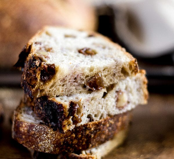 Country Sourdough with Raisins + Walnuts | theclevercarrot.com