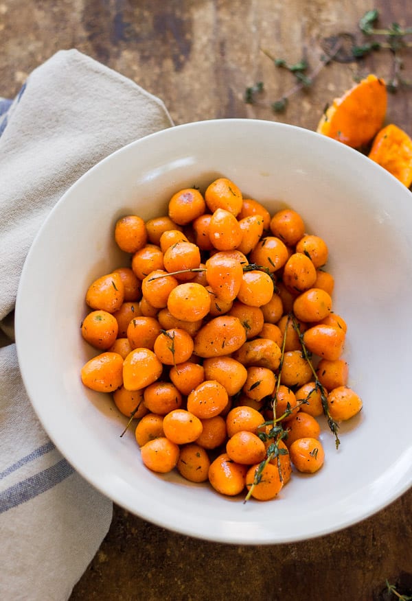 honey baked parisian carrots with orange + thyme | The Clever Carrot