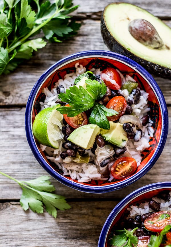 cuban-style black beans + rice with coconut cream | The Clever Carrot