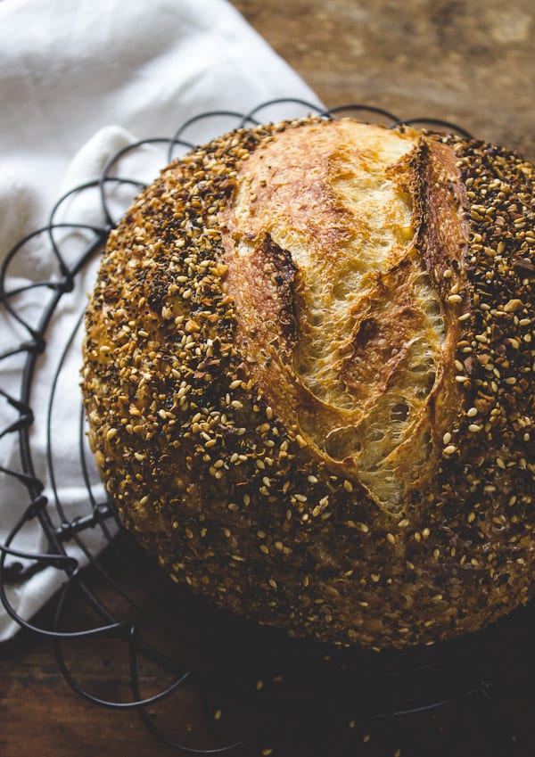 dukkah sourdough | The Clever Carrot