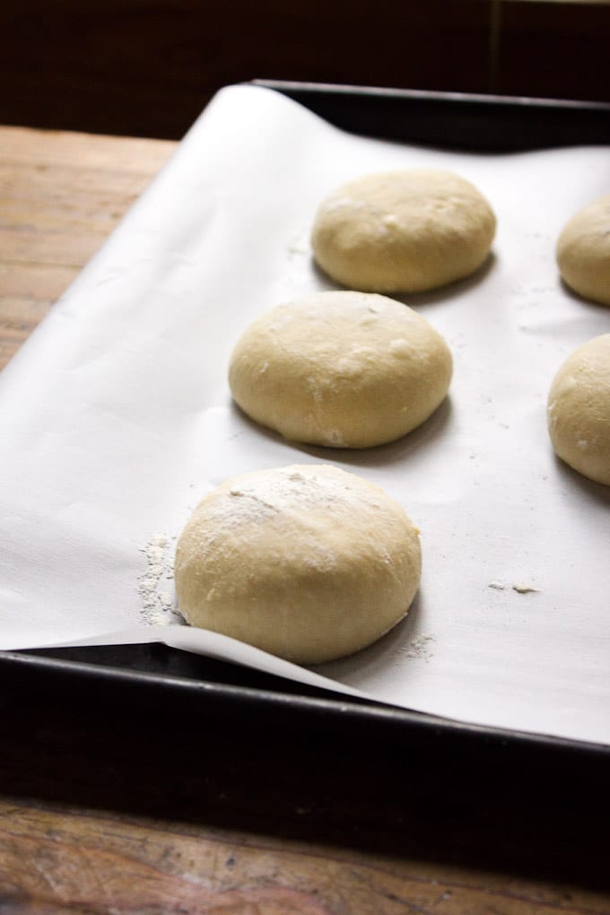 Light Brioche Hamburger Buns {Whole Wheat} | The Clever Carrot