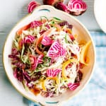 summer crunch salad with creamy caesar dressing | theclevercarrot.com