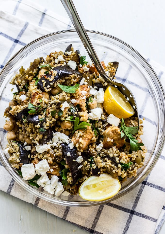 salad with feta