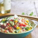 summer vegetable couscous salad | theclevercarrot.com