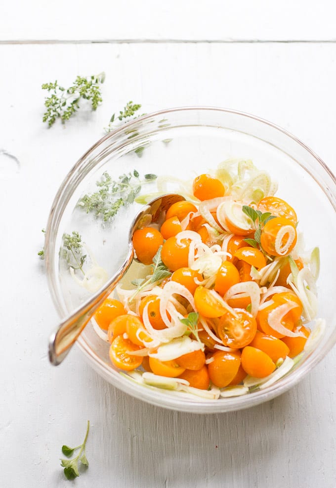 marinated fennel + tomato salad | theclevercarrot.com