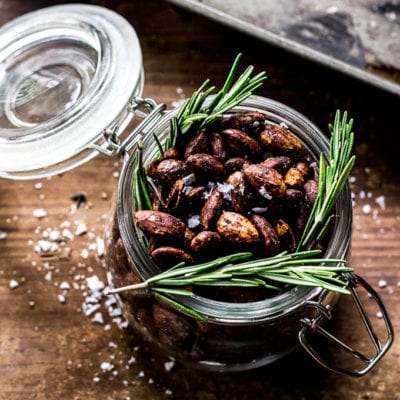 rosemary roasted almonds {a butt story}