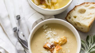 tuscan white bean soup, 2 ways - The Clever Carrot