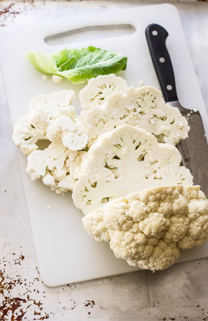 caramelized cauliflower with pan toasted fennel | theclevercarrot.com