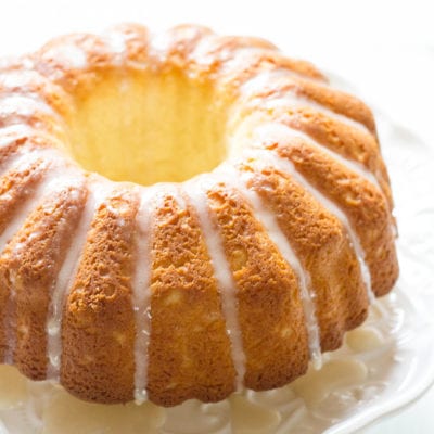 french cruller bundt cake | theclevercarrot.com