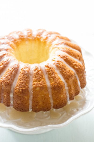 french cruller bundt cake | theclevercarrot.com