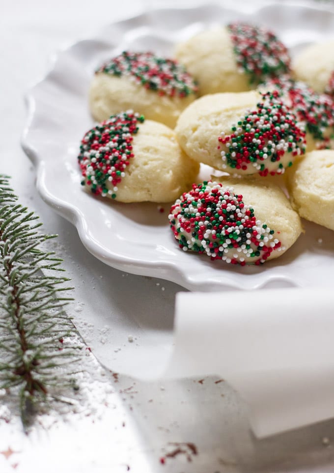 Italian Ricotta Cookies with Sprinkles