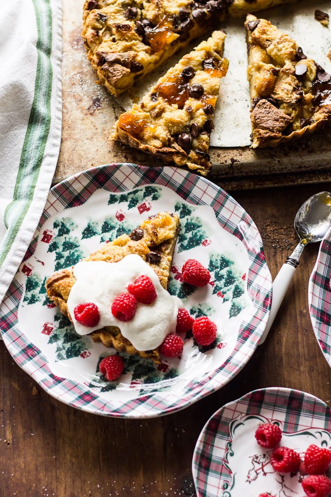 jamie oliver's panettone pudding tart | theclevercarrot.com