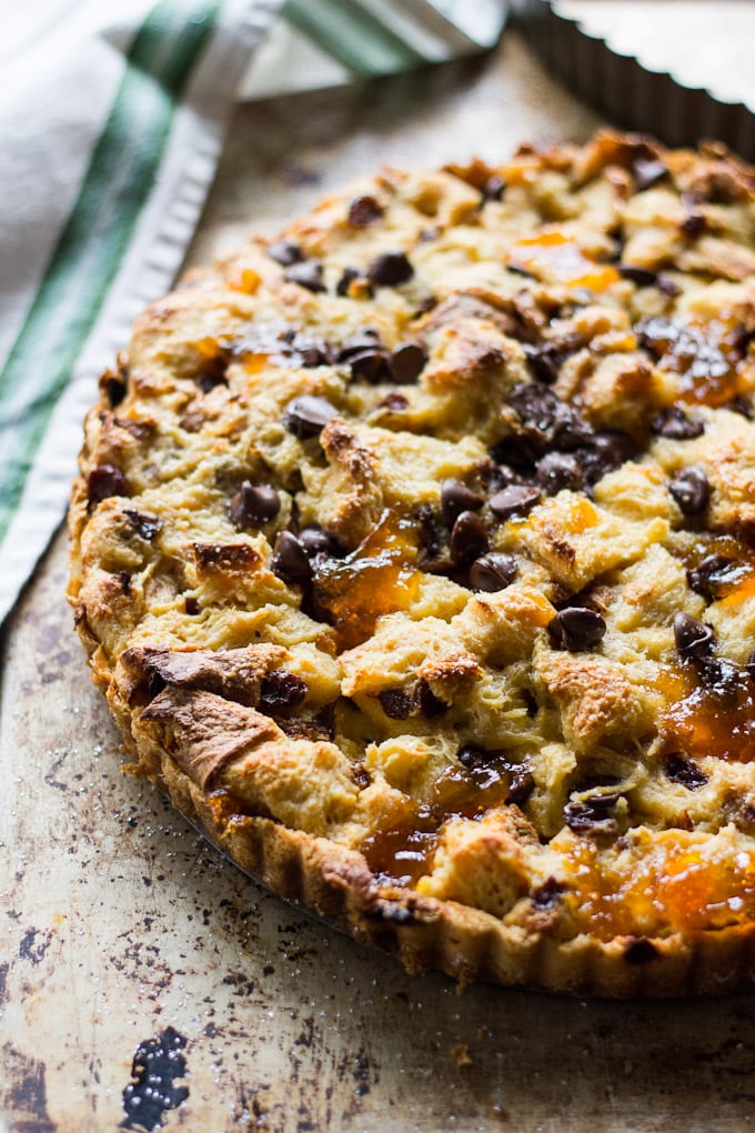 jamie oliver's panettone pudding tart | theclevercarrot.com
