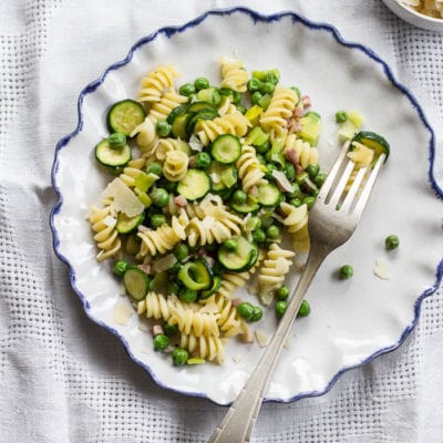 spring zucchini pasta