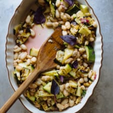 Provencal White Bean Zucchini Salad-image