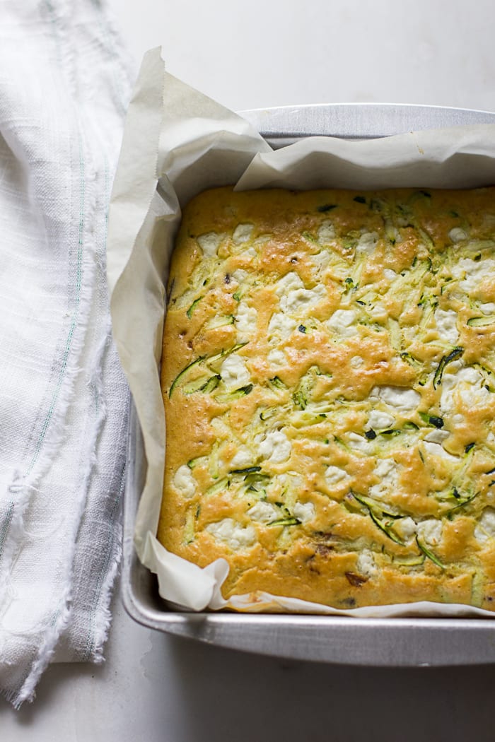 the ultimate zucchini slice | theclevercarrot.com