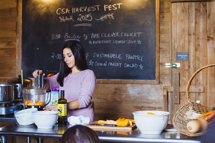 cooking in the barn & scrumptious buttered beets | theclevercarrot.com