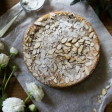 One-Bowl Italian Almond Ricotta Cake-image
