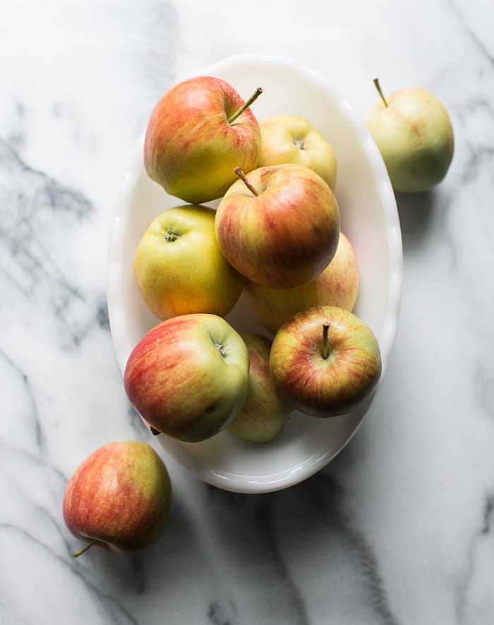 Bowl of gala apples