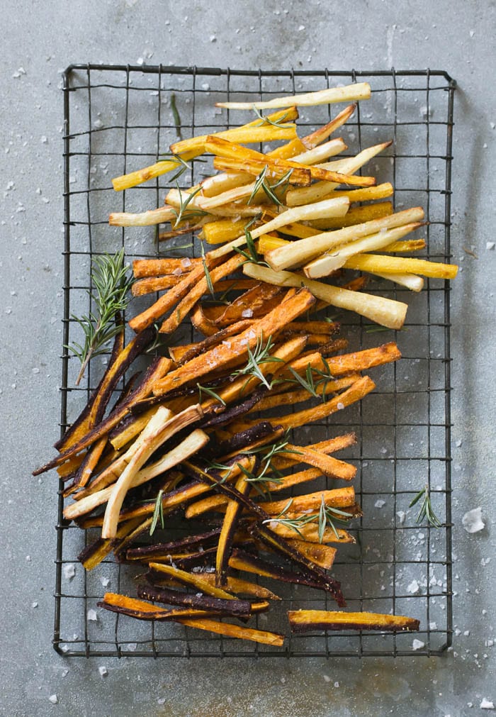 how to make crispy veggie fries without the fat| theclevercarrot.com