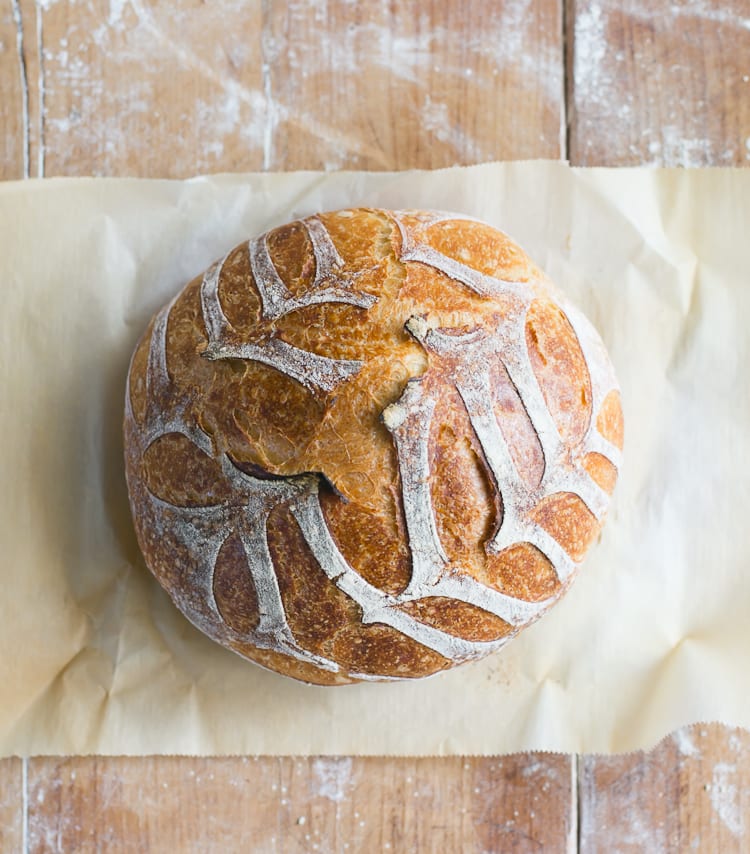 Round Sourdough | theclevercarrot.com