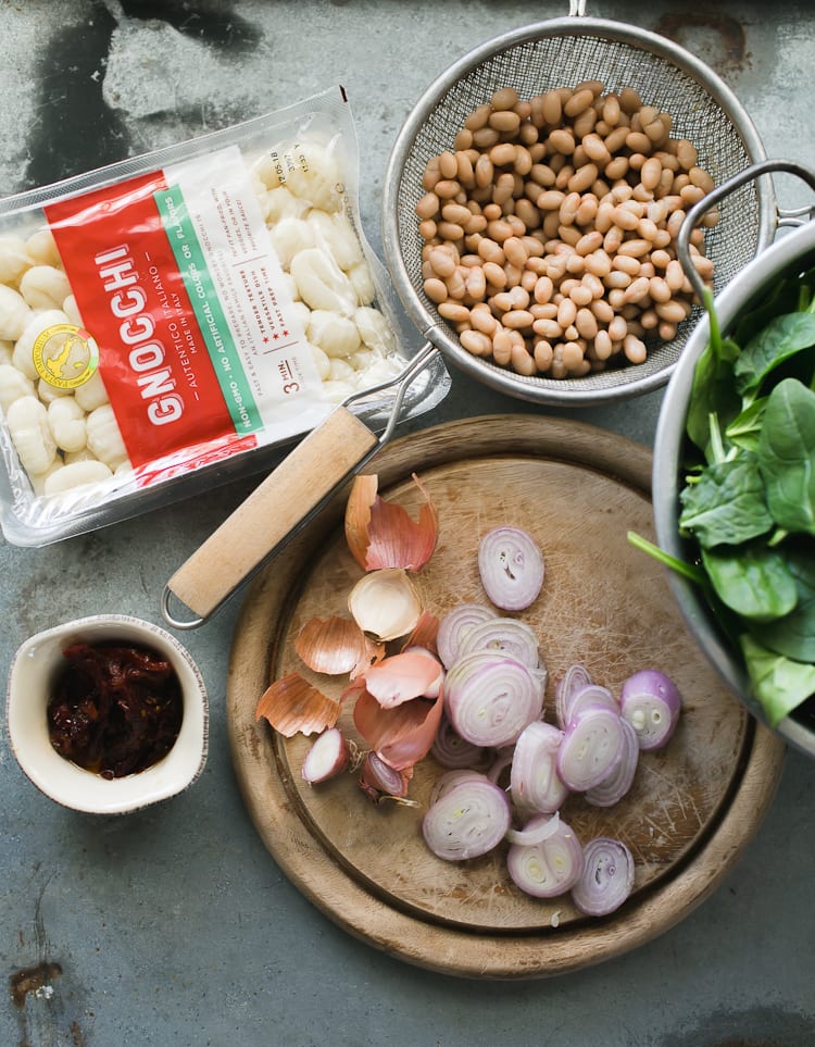 Spinach and Gnocchi with White Beans from Power Plates + a Giveaway| theclevercarrot.com