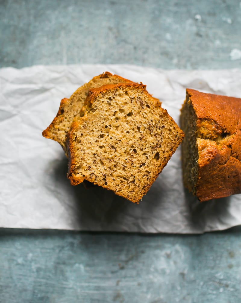 Sourdough Banana Bread Slices | theclevercarrot.com