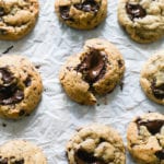 Sourdough Chocolate Chip Cookies | theclevercarrot.com