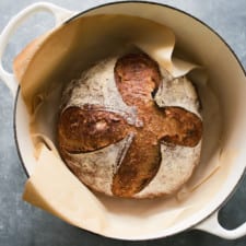 Light Whole Wheat Sourdough Bread-image