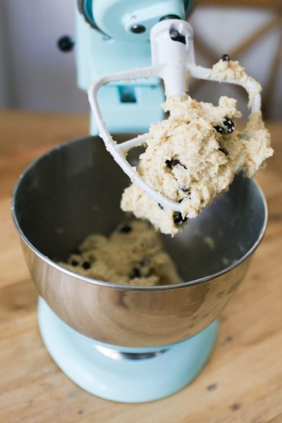 Sourdough Irish Soda Bread Dough in a Stand Mixer