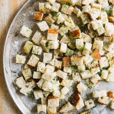 Perfect Homemade Sourdough Bread Croutons