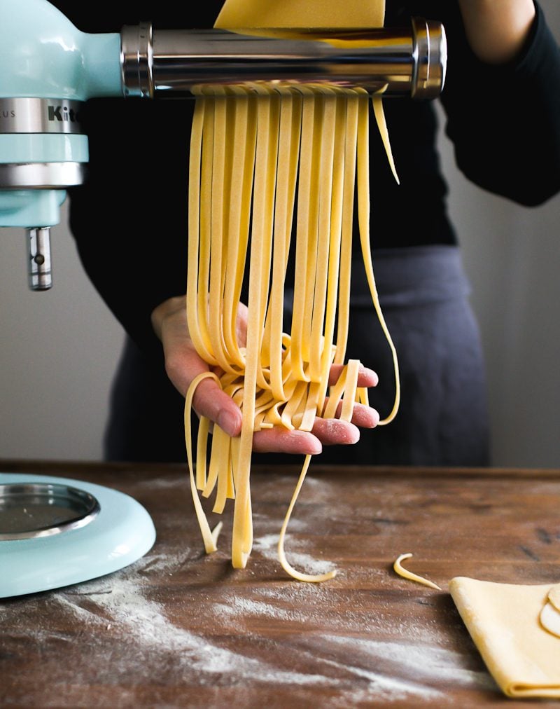 Homemade Pasta Recipe With KitchenAid Pasta Attachment - That