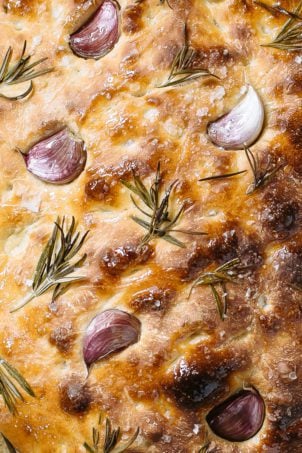Sourdough focaccia