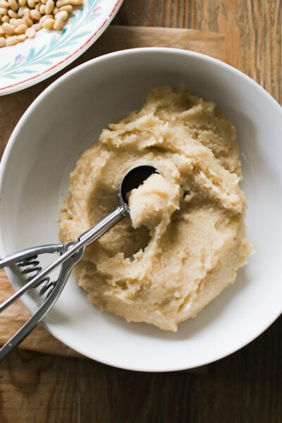 Pignoli cookie dough