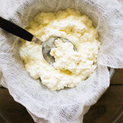 Ultra-Creamy Fresh Homemade Ricotta {+ Video!}