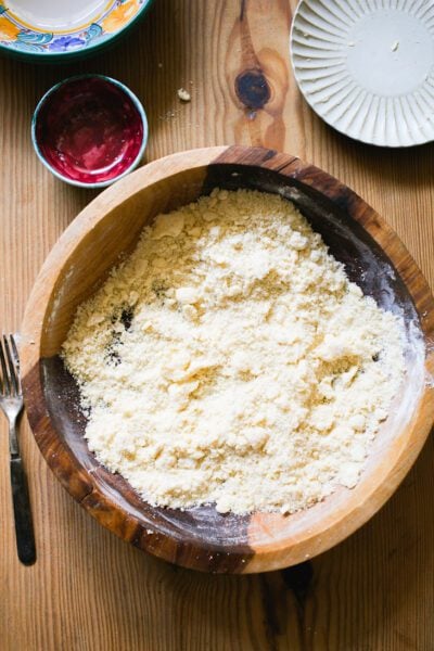Rubbed butter and flour