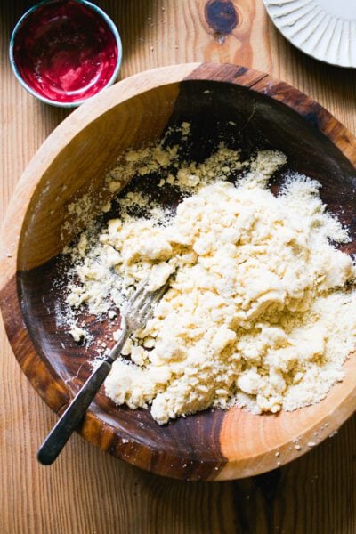 Sourdough galette dough