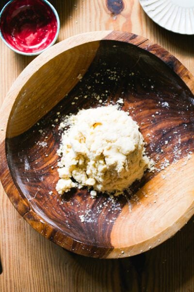 Sourdough galette dough