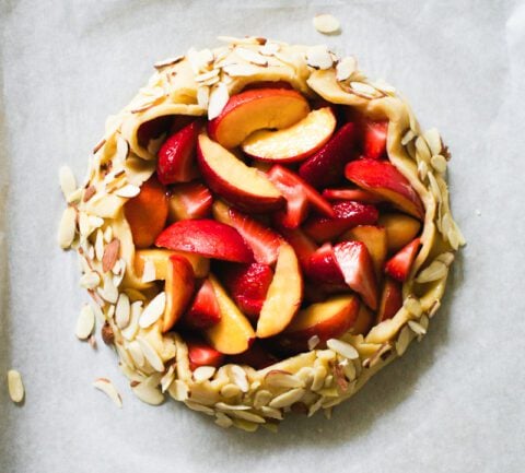 Sourdough galette dough