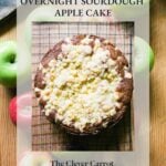 Overnight Sourdough Apple Cake